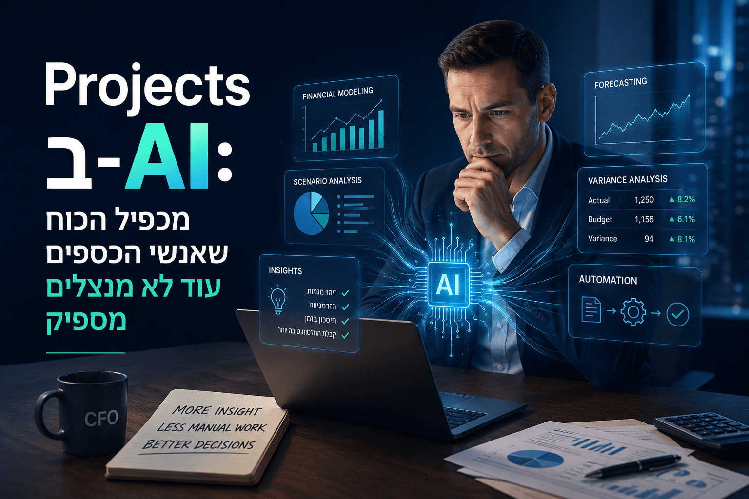 Projects ב-AI: מכפיל הכוח שאנשי הכספים עוד לא מנצלים מספיק