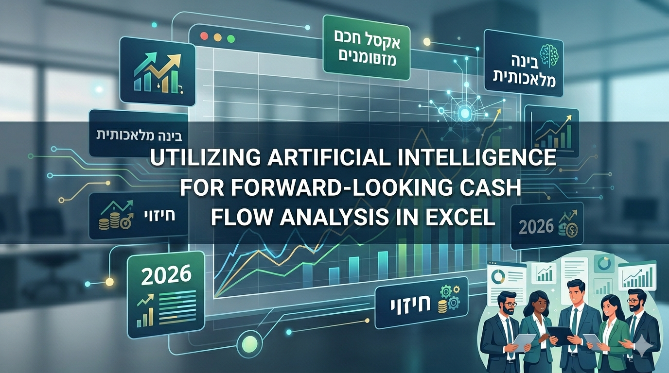 ניהול תזרים מזומנים באקסל עם AI — מדריך לסמנכ״ל כספים