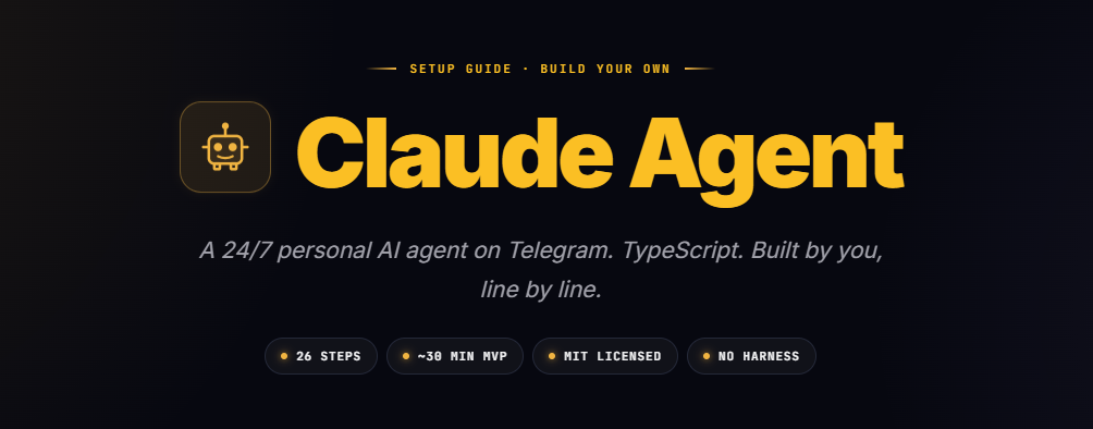 Build Your Own Claude Agent - מדריך הקמה לעוזר AI אישי